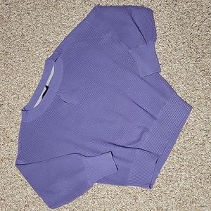 Cute Purple Chunky Sweater